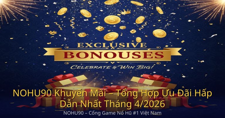 NOHU90 Khuyến Mãi – Tổng Hợp Ưu Đãi Hấp Dẫn Nhất Tháng 4/2026