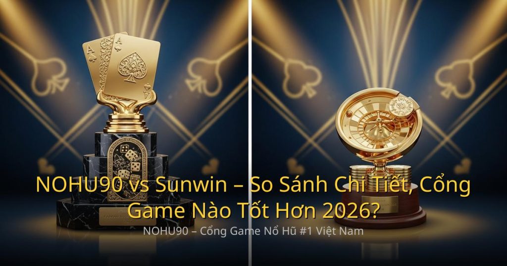NOHU90 vs Sunwin – So Sánh Chi Tiết, Cổng Game Nào Tốt Hơn 2026?