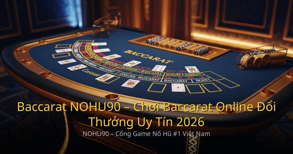 Baccarat NOHU90 – Chơi Baccarat Online Đổi Thưởng Uy Tín 2026